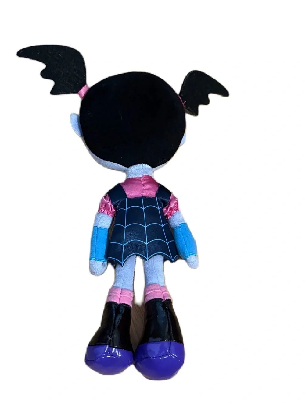 Disney Purple-Blue Vampirina Plush Doll with Pink Accents Stuffed Animal